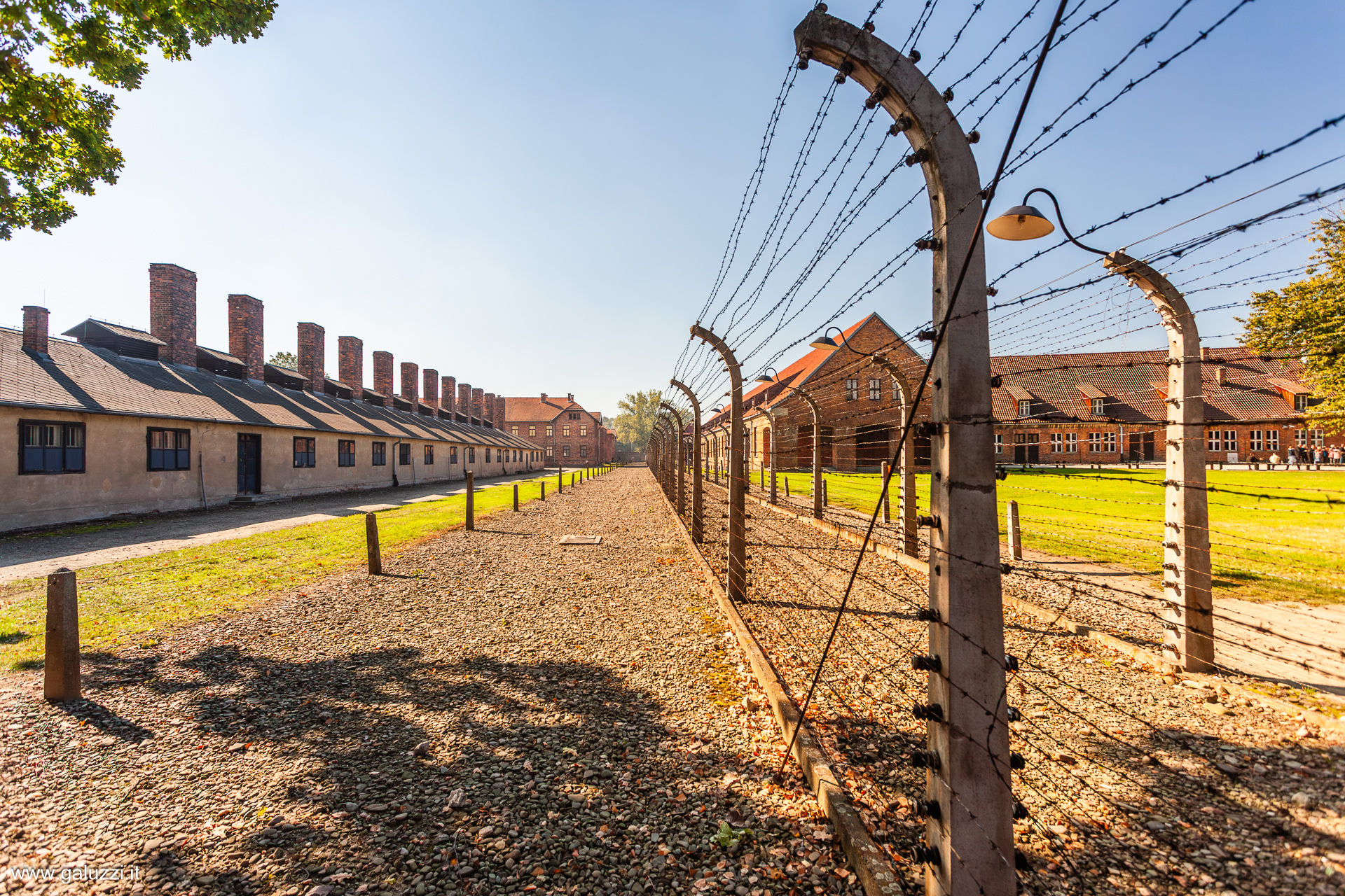 Auschwitz I era un Konzentrationslager (campo di concentramento). Qui furono uccise, nella camera a gas ricavata nell'obitorio del crematorio 1, o morirono a causa delle impossibili condizioni di lavoro, di esecuzioni, per percosse, torture, malattie, fame, criminali esperimenti medici, circa 70.000 persone.