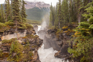 Athabasca Falls, Parco Nazionale di Jasper, Alberta, Canada