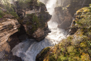 Athabasca Falls, Parco Nazionale di Jasper, Alberta, Canada