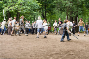 Zombies vs. Knights -Dungeons & Dragons-, Mount Royal Park, Montreal