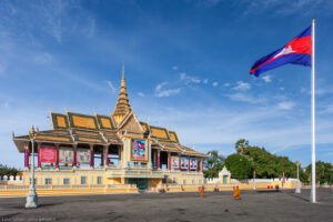 Il Palazzo Reale di Phnom Penh, in Cambogia