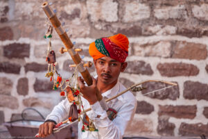Jodhpur, suonatore di Sarangi