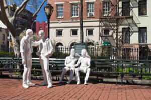 "Gay Liberation" di George Segal, Christopher Park, New York