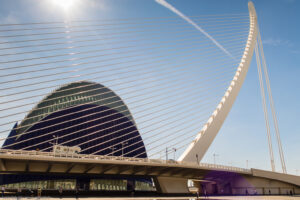 Puente de l'Assut de l'Or, Città delle Arti e delle Scienze, Valencia