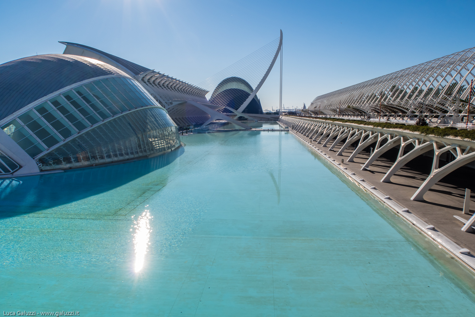 La Città delle Arti e delle Scienze è completamente opera di Santiago Calatrava