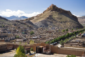 Dzong (il Forte), che torreggia sopra Gyantse