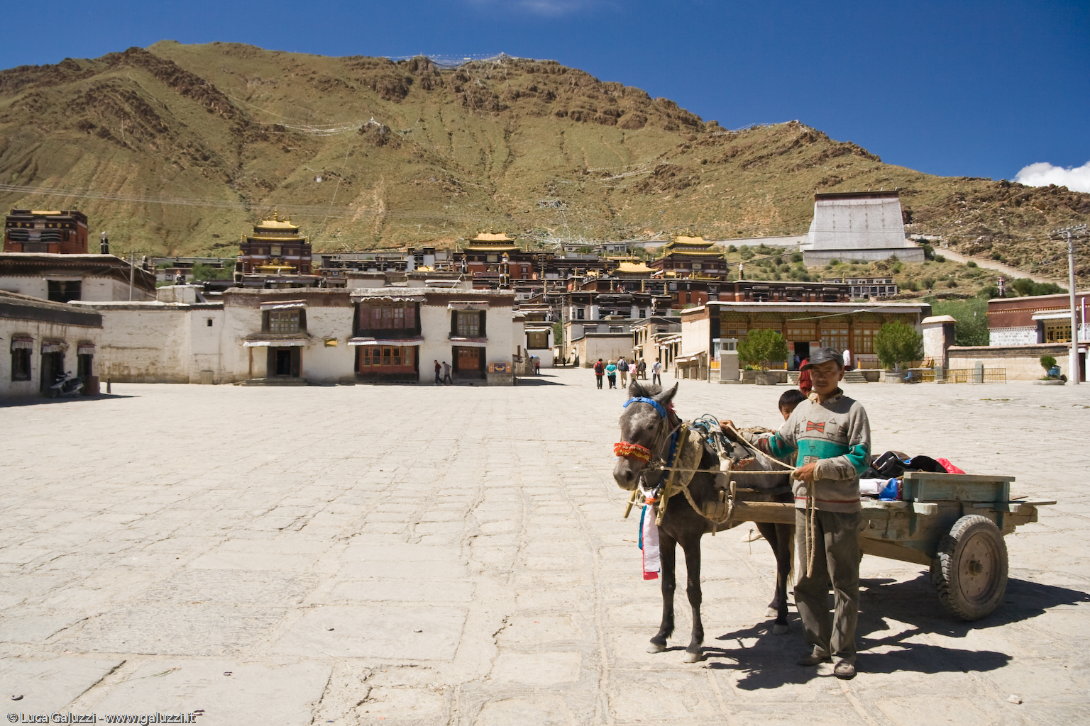 Il monastero di Tashilhunpo fu fondato nel 1447 da Gendun Drup il primo Dalai Lama