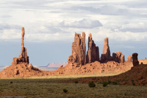 Totem Pole nel Monument Valley Navajo Tribal Park