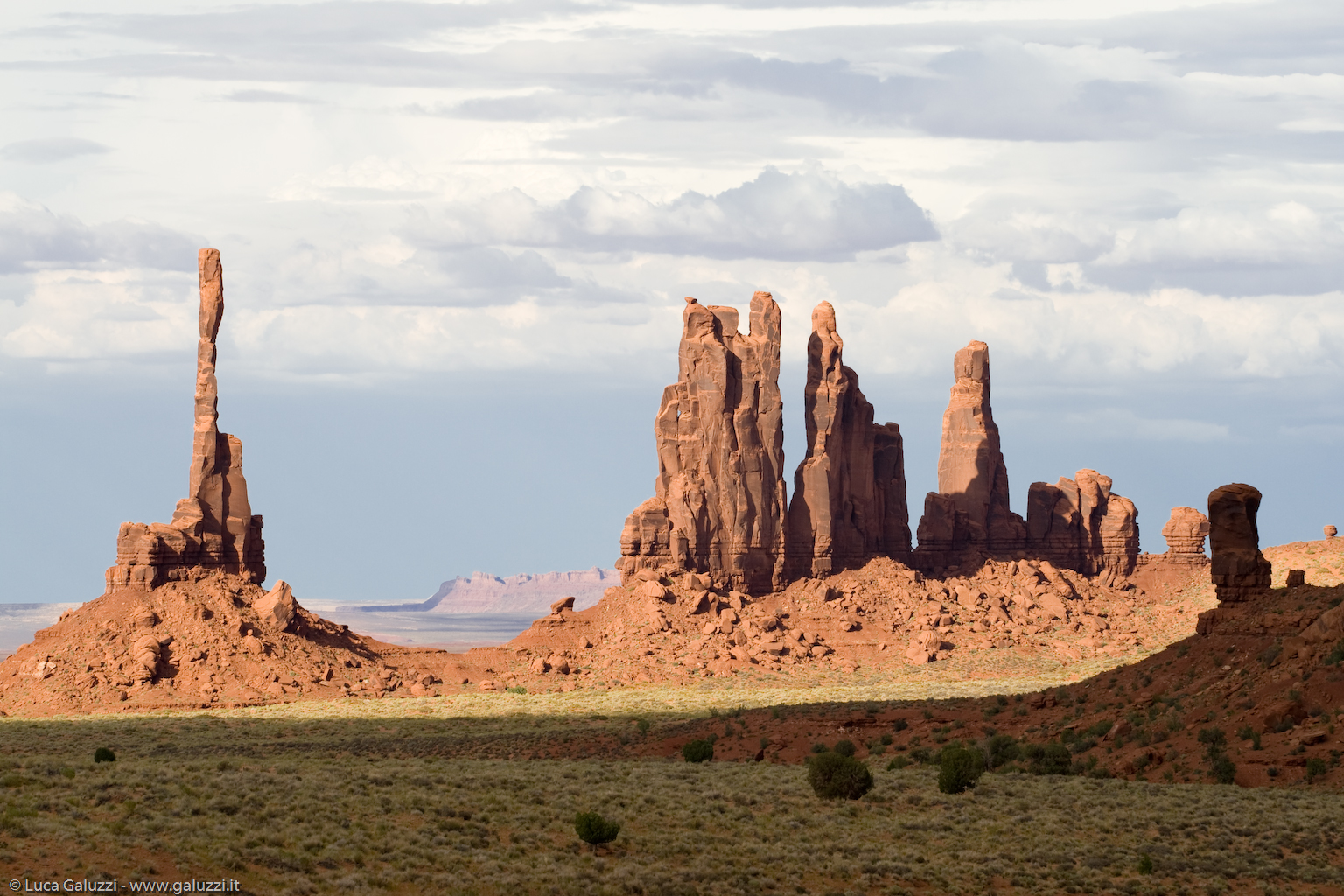 Totem Pole nel Monument Valley Navajo Tribal Park