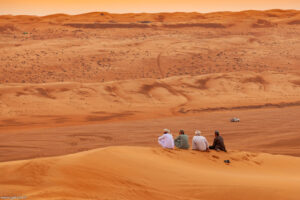 Deserto di Wahiba, dune da 200 km di lunghezza e 80 km di larghezza fino al Mar Arabico