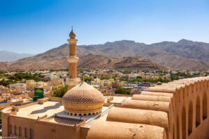 La Moschea del Venerdì vista dal Forte di Nizwa