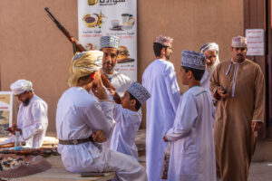 Antichi fucili nel Souq di Nizwa