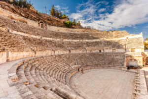 Amman, Teatro Romano costruito durante il regno di Antonio Pio con una capienza di 6000 persone