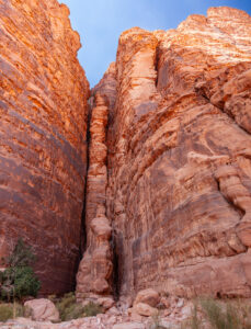 Ingresso al Khazali Canyon di Wadi Rum