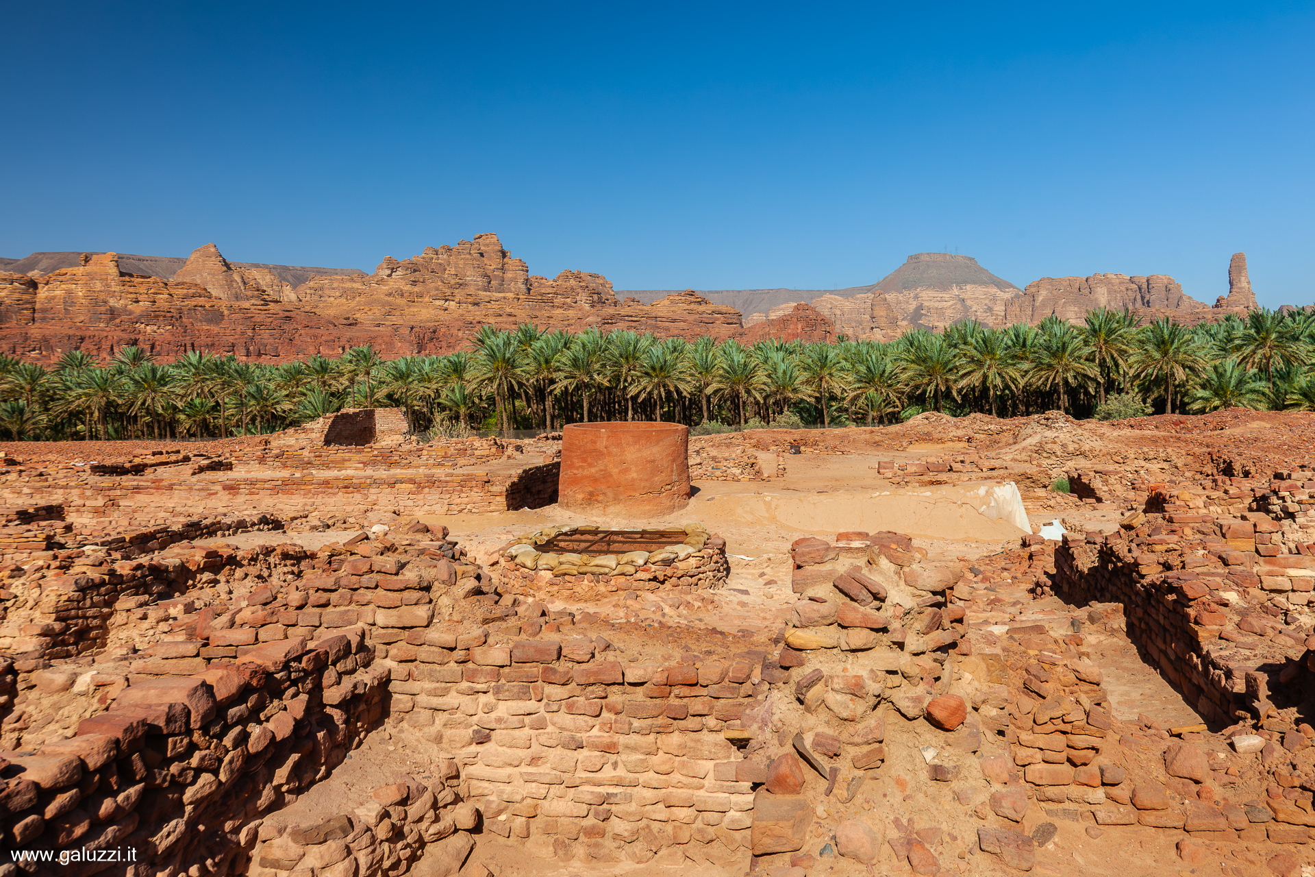 Resti dell'antica città di Dedan nell'Oasi di AlUla