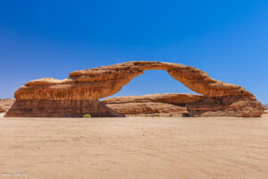 Rainbow Rock nel deserto di AlUla, Arabia Saudita