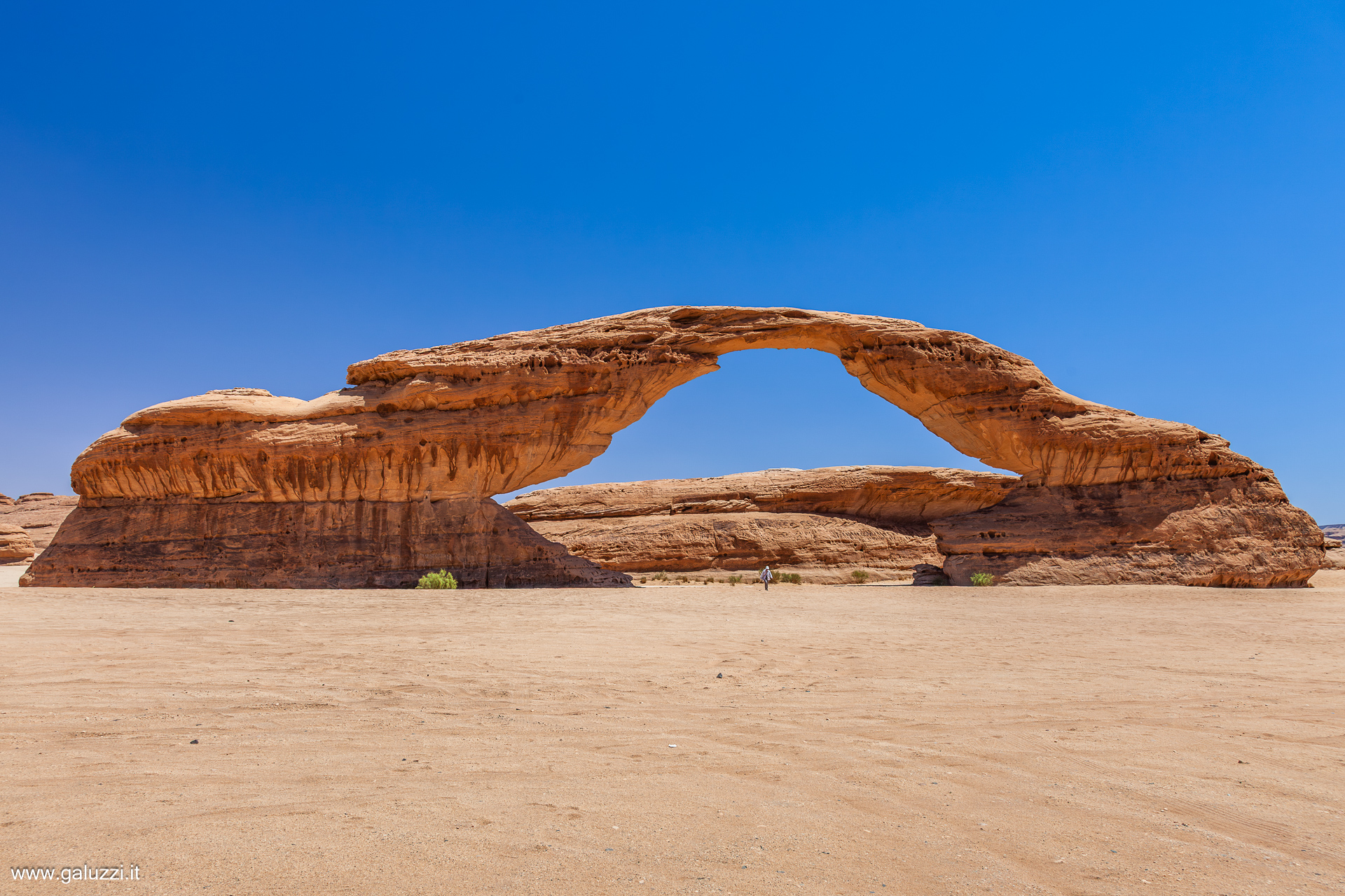 Rainbow Rock nel deserto di AlUla, Arabia Saudita