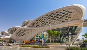La stazione KAFD della metropolitana di Riyad progettata da Zaha Hadid
